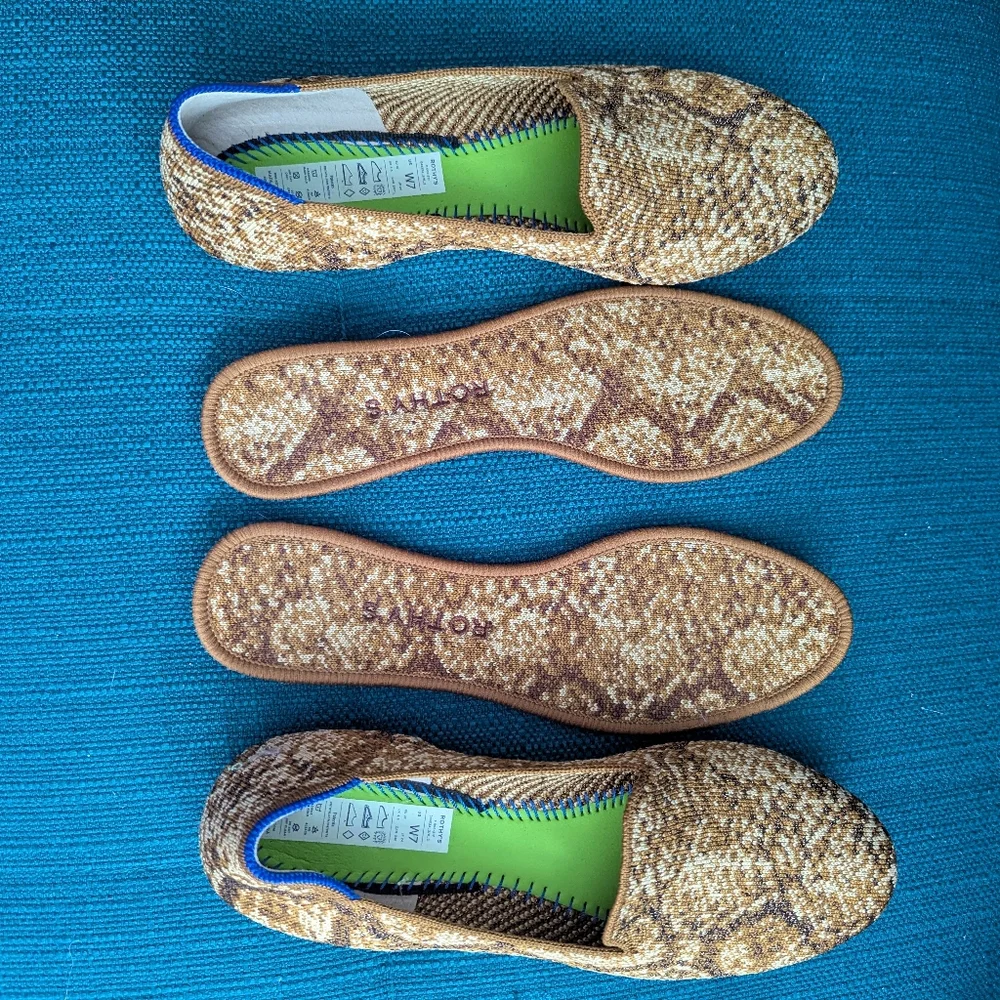 Rothys Python Loafer - Picture 4 of 5